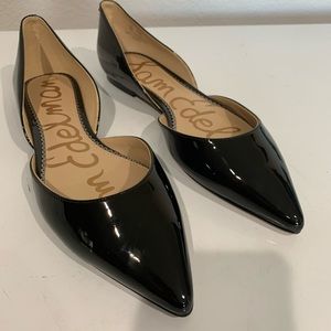 New Rodney Black Patent D’orsay Flats Size 9